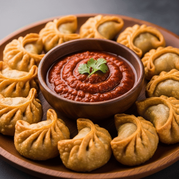 Veg Fried Momos Full